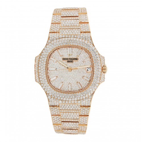 PATEK PHILIPPE NAUTILUS 40MM 18K ROSE GOLD WATCH PATEK PHILIPPE NAUTILUS 40MM 18K ROSE GOLD WATCH